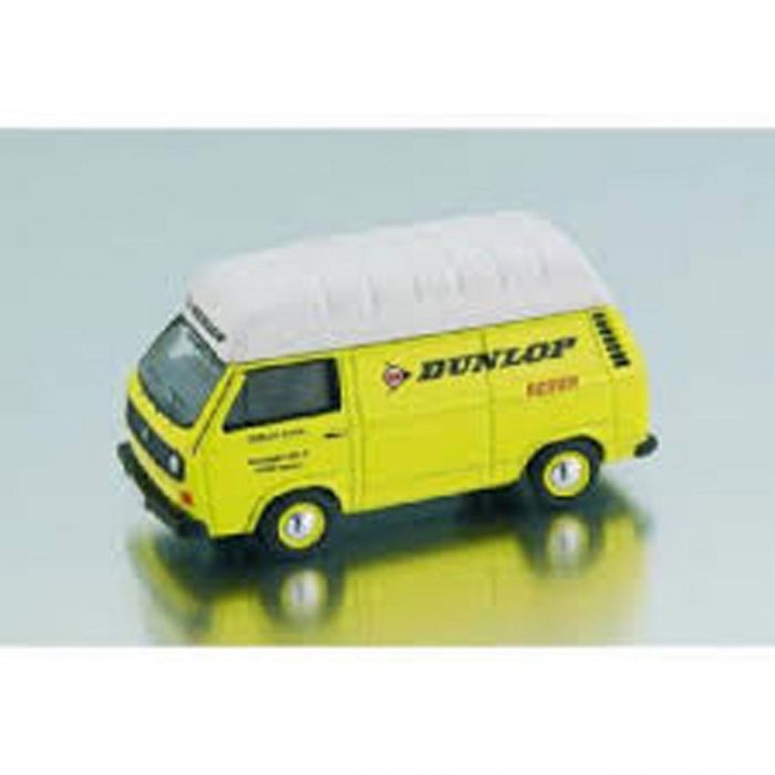VW T3 BOX VAN DUNLOP YELLOW 1/87
