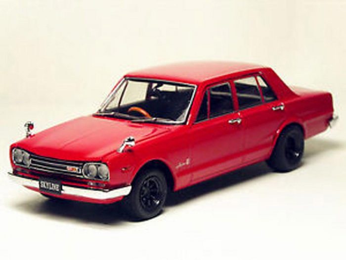 NISSAN 2000 GTR RED RACE 1/43